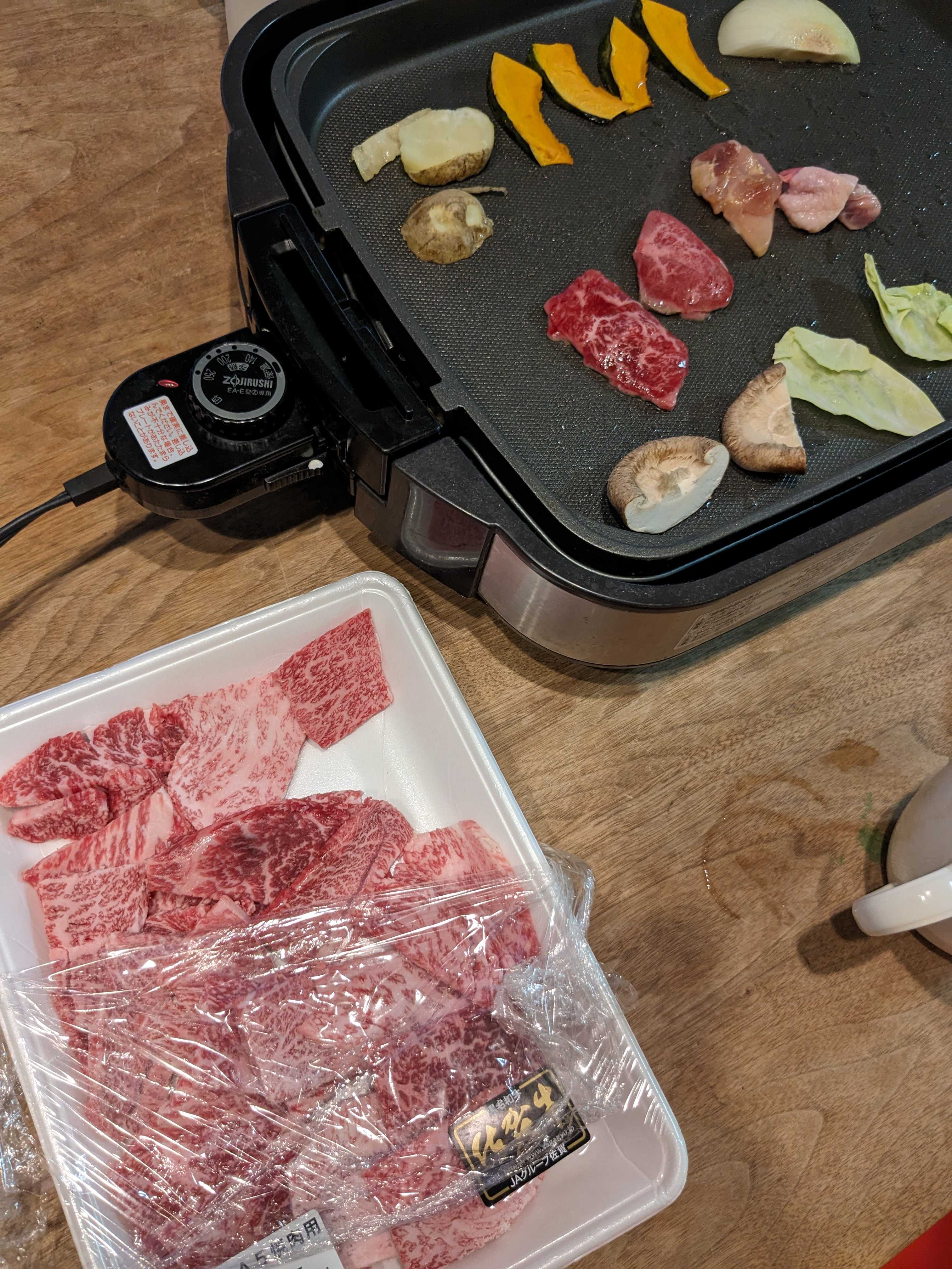 佐賀県嬉野市ふるさと納税 佐賀牛 鉄板焼きにしていただきました