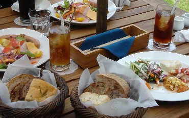 テラスで・・ランチ♪