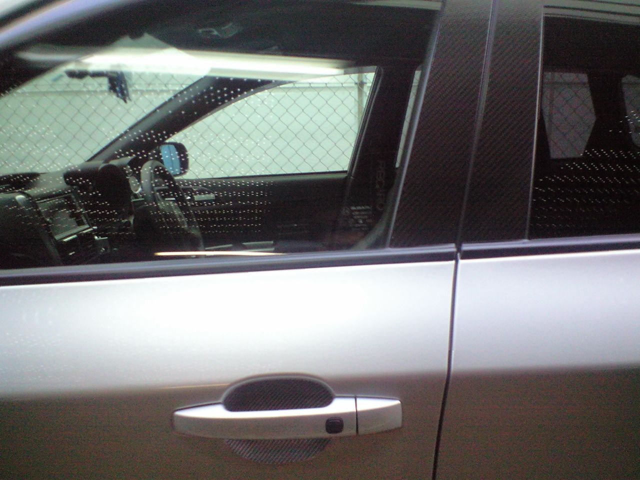 ハセ・プロ GRB ピラーセット & ドアノブガード 【マジカルカーボン】