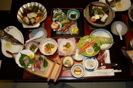 浅虫温泉椿館の夕食
