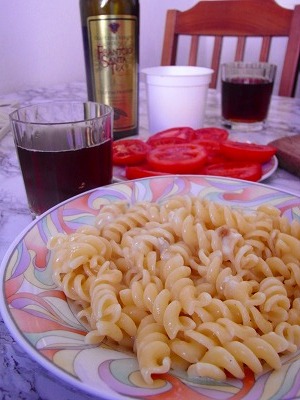 fusilli al gorgonzola