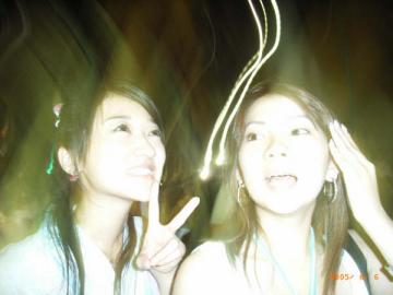 花火で変な二人ｗ