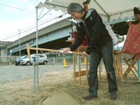 地鎮祭３－タマホームで建てる家