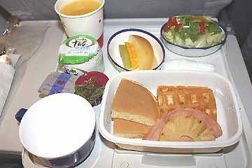 機内食２回目・JL48 Y NRT→JFK 2008.Apr.9
