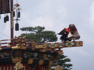 石橋台の獅子舞い