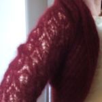 kidsilk shrug (wine red)