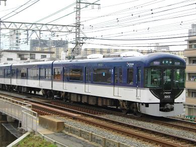 京阪牧野駅周辺　船橋川