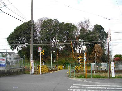 京阪宮之阪駅周辺　禁野車塚古墳
