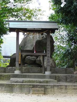 京阪郡津駅周辺　村野神社遙拝所