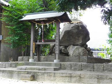 京阪郡津駅周辺　村野神社遙拝所