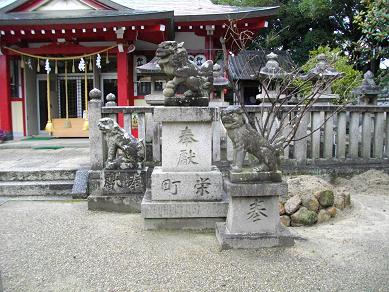 京阪交野市駅周辺　機物神社