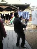 オトウチャンで移動中
