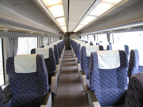 651系グリーン車車内