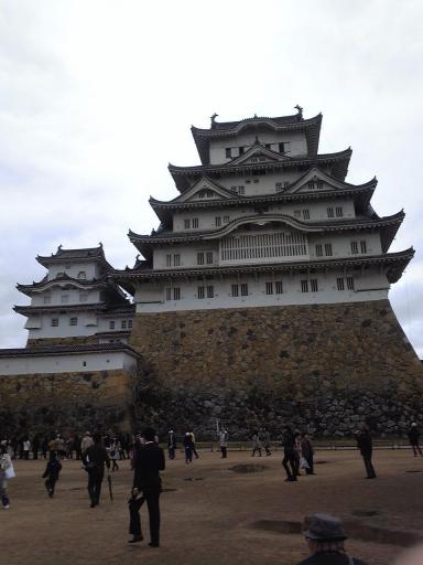 改修工事前の姫路城