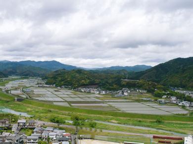 四万十市立郷土資料館からの景色