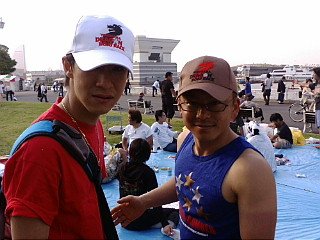 大会の記念帽子