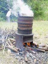 もち米蒸してます