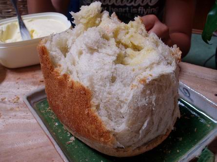 バターをのっけた