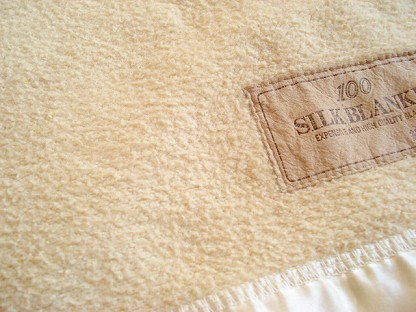 シルク100％毛布