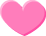 ピンクのハート（大）