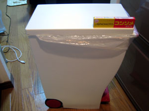 クードのゴミ箱横からの図