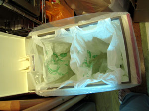 ゴミ箱を分別します