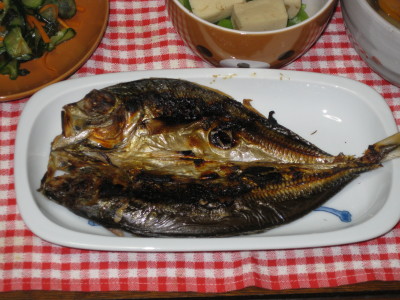 鯵の開き