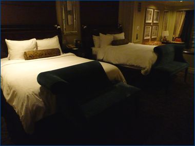 ラスベガス　パラッツオホテルの部屋