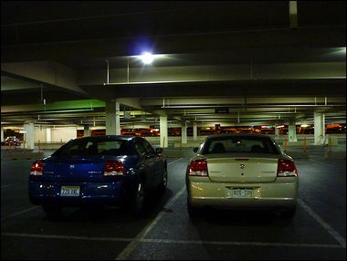 ラスベガス　空港レンタカー駐車場
