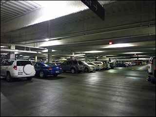 ラスベガス　パラッツオの地下駐車場