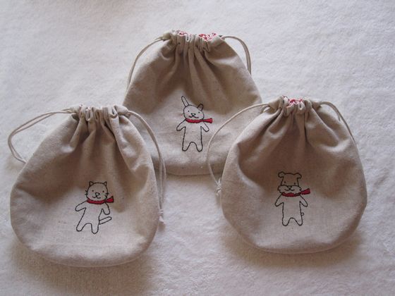 赤マフ　アニマル