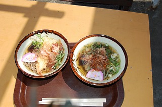 天そばとよもぎうどん