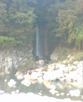 木曽川の滝