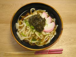 完成！！（ママ用めかぶうどん）