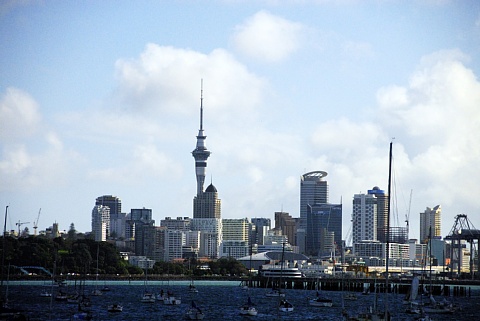 NZオークランドダウンタウン