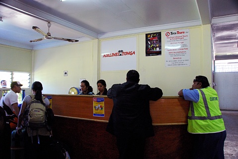 国内線カウンター