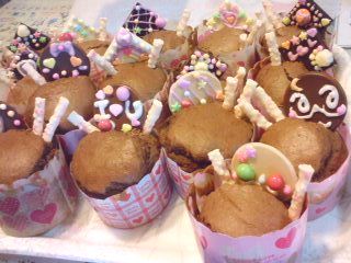 110213長女友チョコケーキ２