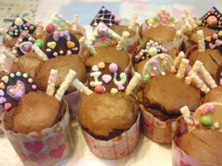 110213長女友チョコケーキ３