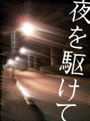 夜の車道から。