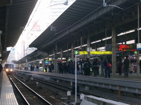 寝台急行銀河１　大阪駅