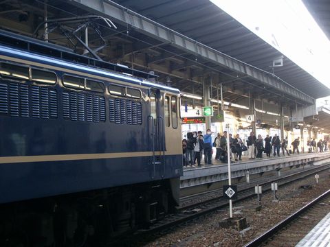 寝台急行銀河３　大阪駅