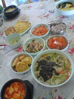 韓国料理昼ご飯.JPG