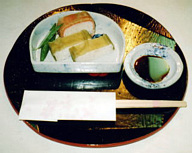 スモークサーモンと鯛の押し寿司