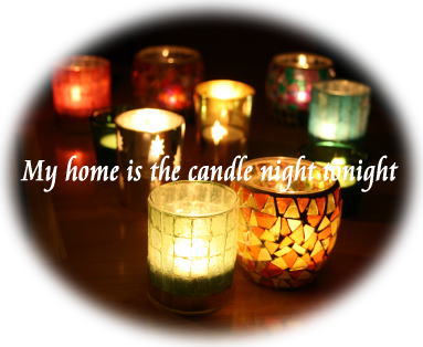 My home is the candle night tonight.jpg