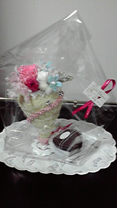 バレンタインお花