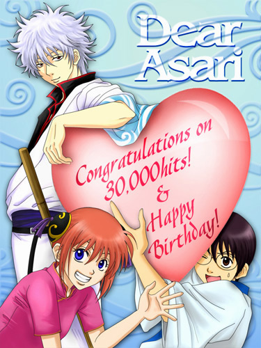 朝里さん、3万打＆お誕生日おめでとうございます！