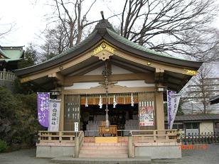 白旗神社（毘沙門天）