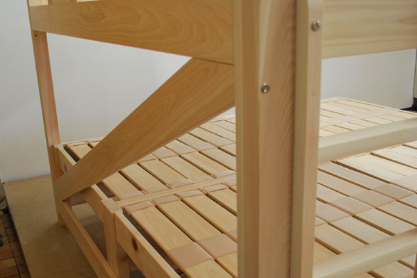木製システム　3人ベッド