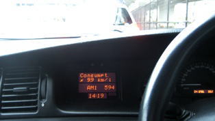 またジワリ。。。9.9km/Lをマーク ジュニアは劇的な変化はあんまりなさそうっすね