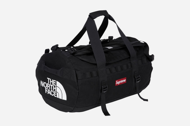 supreme north face duffel